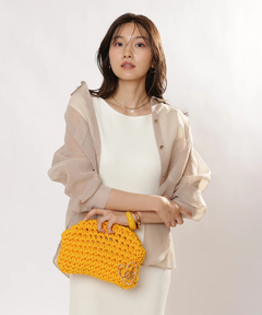 JUSGLITTY(ジャスグリッティー) |レースヘムニットワンピース