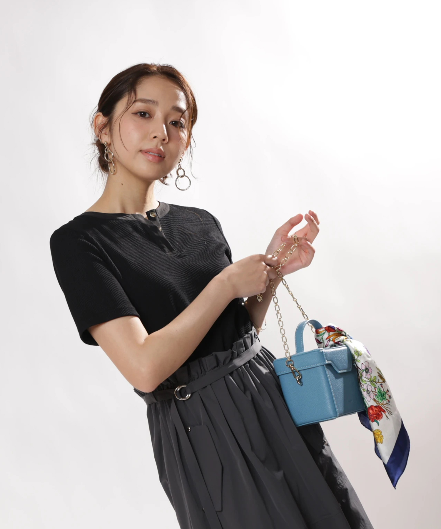 JUSGLITTY（ジャスグリッティー）ドロストカットワンピース JUSGLITTY（ジャスグリッティー）の「ドロストカットワンピース