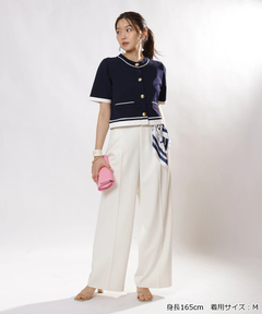 JUSGLITTY(ジャスグリッティー) |ラインジャケットライクカーデ