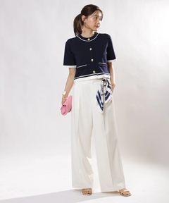 JUSGLITTY(ジャスグリッティー) |ラインジャケットライクカーデ