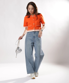 JUSGLITTY(ジャスグリッティー) |ラインジャケットライクカーデ