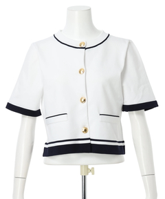 JUSGLITTY(ジャスグリッティー) |ラインジャケットライクカーデ