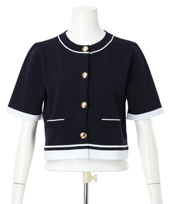 JUSGLITTY(ジャスグリッティー) |ラインジャケットライクカーデ