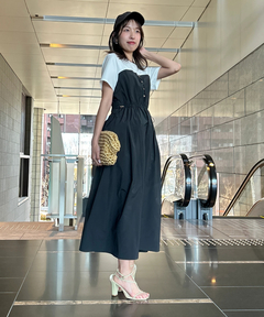 JUSGLITTY(ジャスグリッティー) |レイヤードドッキングワンピース