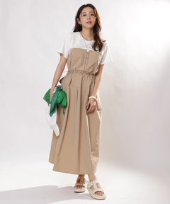 JUSGLITTY(ジャスグリッティー) |レイヤードドッキングワンピース