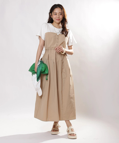 JUSGLITTY(ジャスグリッティー) |レイヤードドッキングワンピース