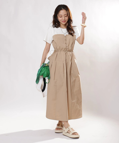 JUSGLITTY(ジャスグリッティー) |レイヤードドッキングワンピース