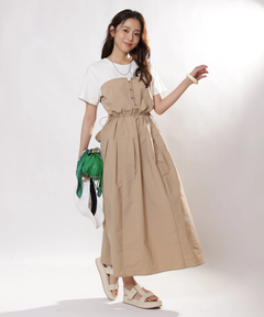 JUSGLITTY(ジャスグリッティー) |レイヤードドッキングワンピース