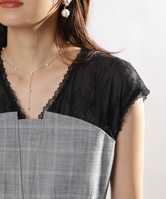 JUSGLITTY(ジャスグリッティー) |レースレイヤードワンピース