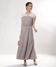 JUSGLITTY(ジャスグリッティー) |レースレイヤードワンピース