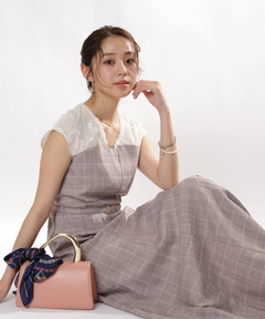 JUSGLITTY(ジャスグリッティー) |レースレイヤードワンピース