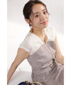 JUSGLITTY(ジャスグリッティー) |レースレイヤードワンピース