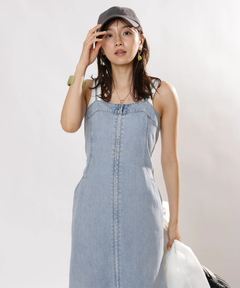 JUSGLITTY(ジャスグリッティー) |デニムキャミジャンスカ
