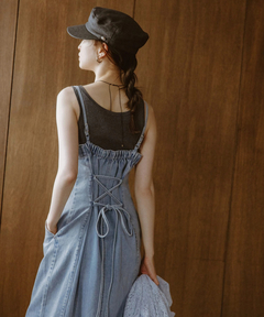 JUSGLITTY(ジャスグリッティー) |デニムキャミジャンスカ