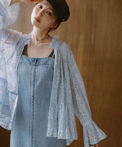 JUSGLITTY(ジャスグリッティー) |デニムキャミジャンスカ