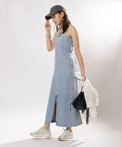 JUSGLITTY(ジャスグリッティー) |デニムキャミジャンスカ