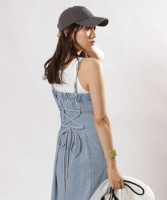 JUSGLITTY(ジャスグリッティー) |デニムキャミジャンスカ