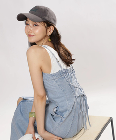 JUSGLITTY(ジャスグリッティー) |デニムキャミジャンスカ