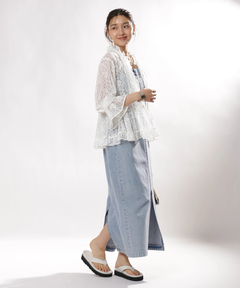 JUSGLITTY(ジャスグリッティー) |デニムキャミジャンスカ