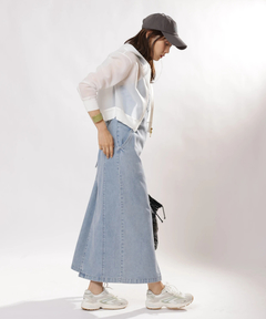 JUSGLITTY(ジャスグリッティー) |デニムキャミジャンスカ