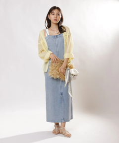 JUSGLITTY(ジャスグリッティー) |デニムキャミジャンスカ