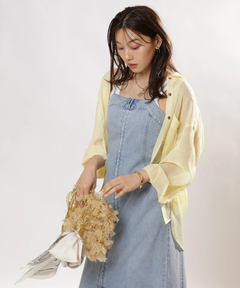 JUSGLITTY(ジャスグリッティー) |デニムキャミジャンスカ