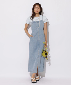 JUSGLITTY(ジャスグリッティー) |デニムキャミジャンスカ