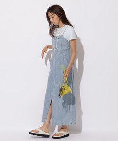 JUSGLITTY(ジャスグリッティー) |デニムキャミジャンスカ