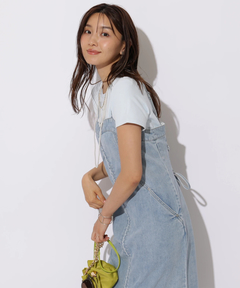 JUSGLITTY(ジャスグリッティー) |デニムキャミジャンスカ