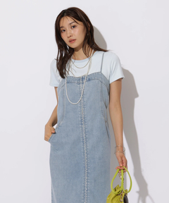JUSGLITTY(ジャスグリッティー) |デニムキャミジャンスカ