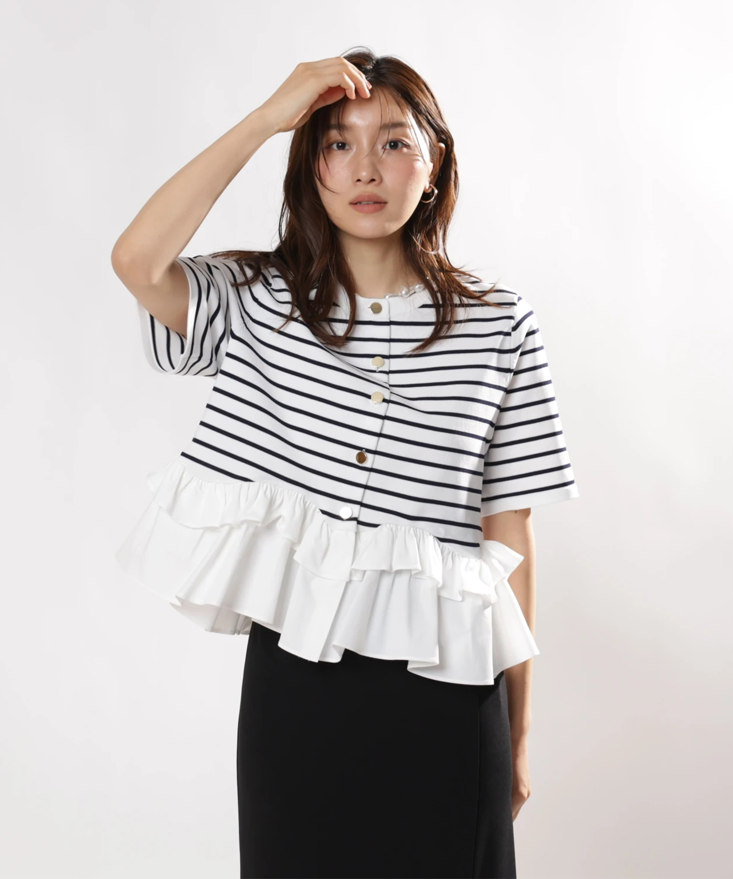店舗限定》ペプラムカーデ | カーデ | JUSGLITTY（ジャスグリッティー