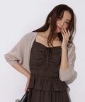 シャイニー柄編みボレロ | カーデ | JUSGLITTY（ジャスグリッティー