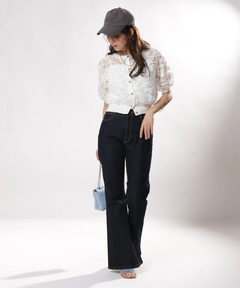 JUSGLITTY(ジャスグリッティー) |レースブーケカーディガン