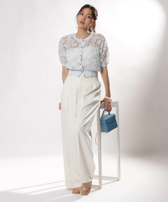 JUSGLITTY(ジャスグリッティー) |レースブーケカーディガン