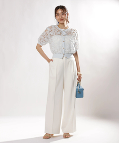 JUSGLITTY(ジャスグリッティー) |レースブーケカーディガン