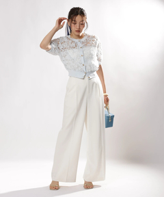 JUSGLITTY(ジャスグリッティー) |レースブーケカーディガン