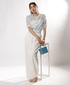 JUSGLITTY(ジャスグリッティー) |レースブーケカーディガン