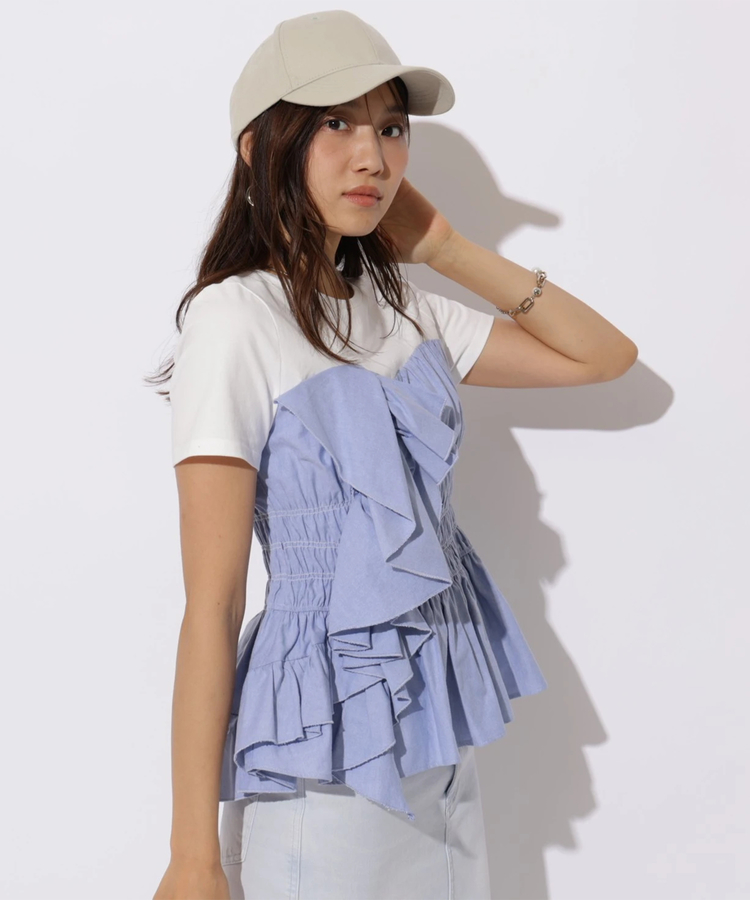 ジャスグリッティースカラカットチュニック新品 ビスチェカットチュニック | Tシャツ・カットソー | JUSGLITTY（ジャス