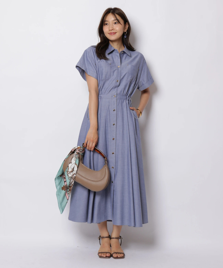 半袖ワークシャツワンピース | ワンピース | JUSGLITTY（ジャス