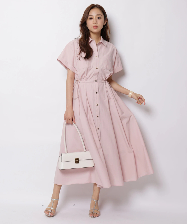 半袖ワークシャツワンピース | ワンピース | JUSGLITTY（ジャス