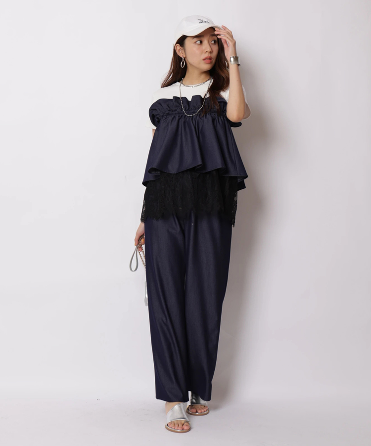 JUSGLITTY新品 ペプラムイージーパンツSET | パンツ | JUSGLITTY（ジャスグリッティー