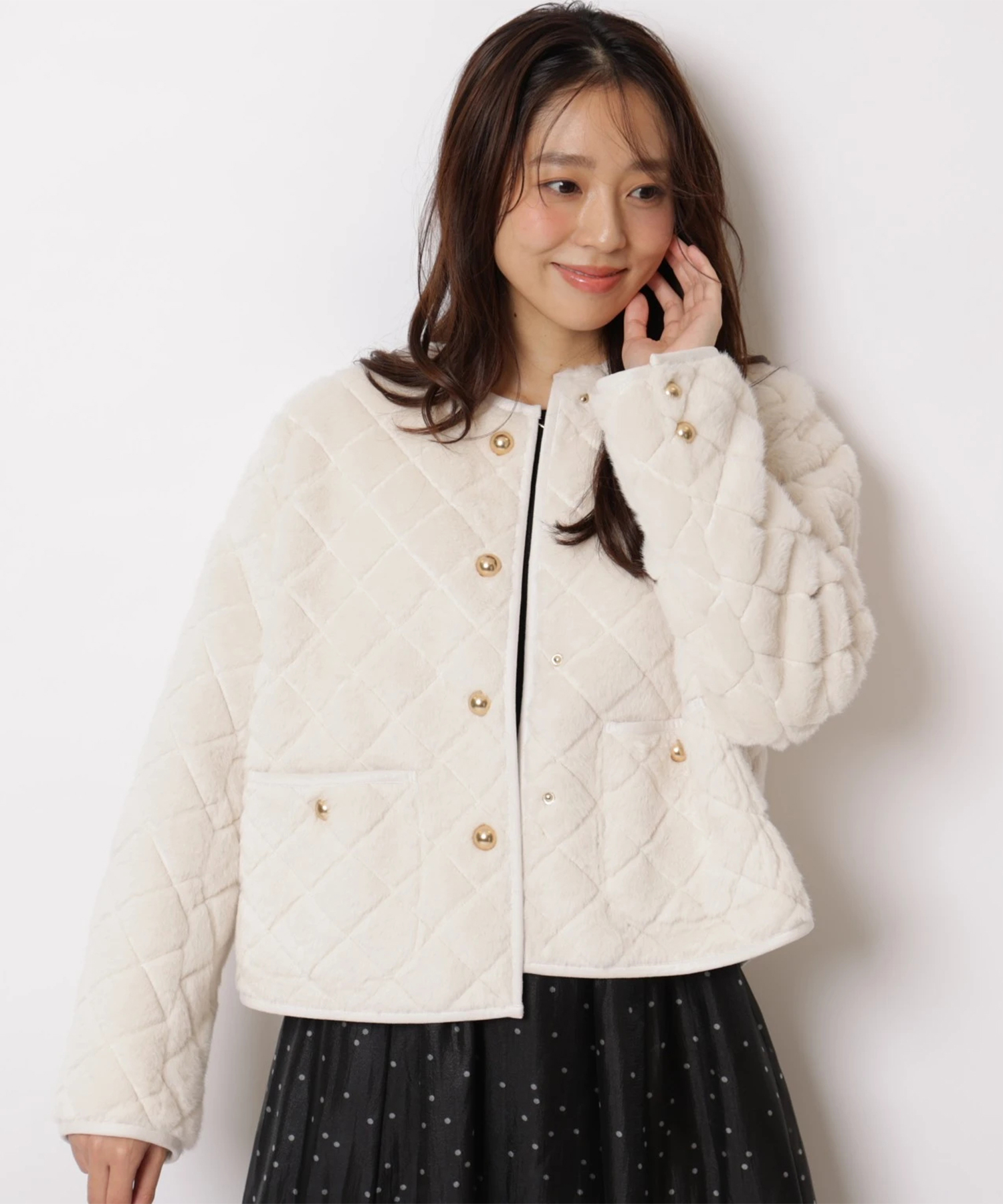 レディース 値下げ‼️JUSGLITTY ファーコート