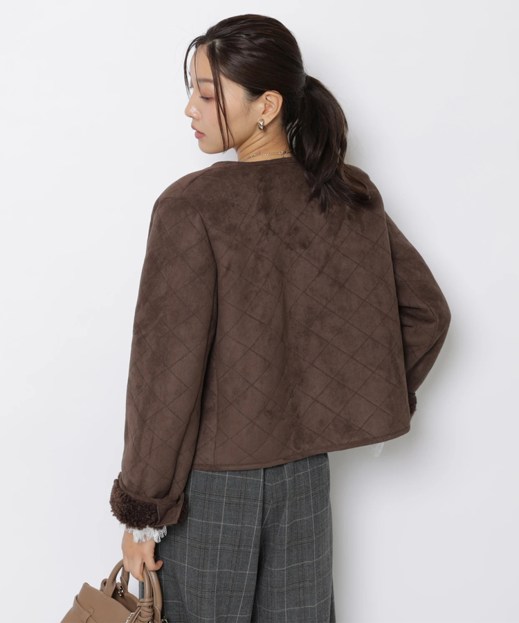 金釦キルトショートコート | コート | JUSGLITTY（ジャスグリッティー