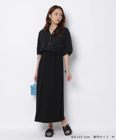 JUSGLITTY(ジャスグリッティー) |シャツドッキングカットワンピース