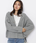 ウールスフレパーカー | ニット | JUSGLITTY（ジャスグリッティー
