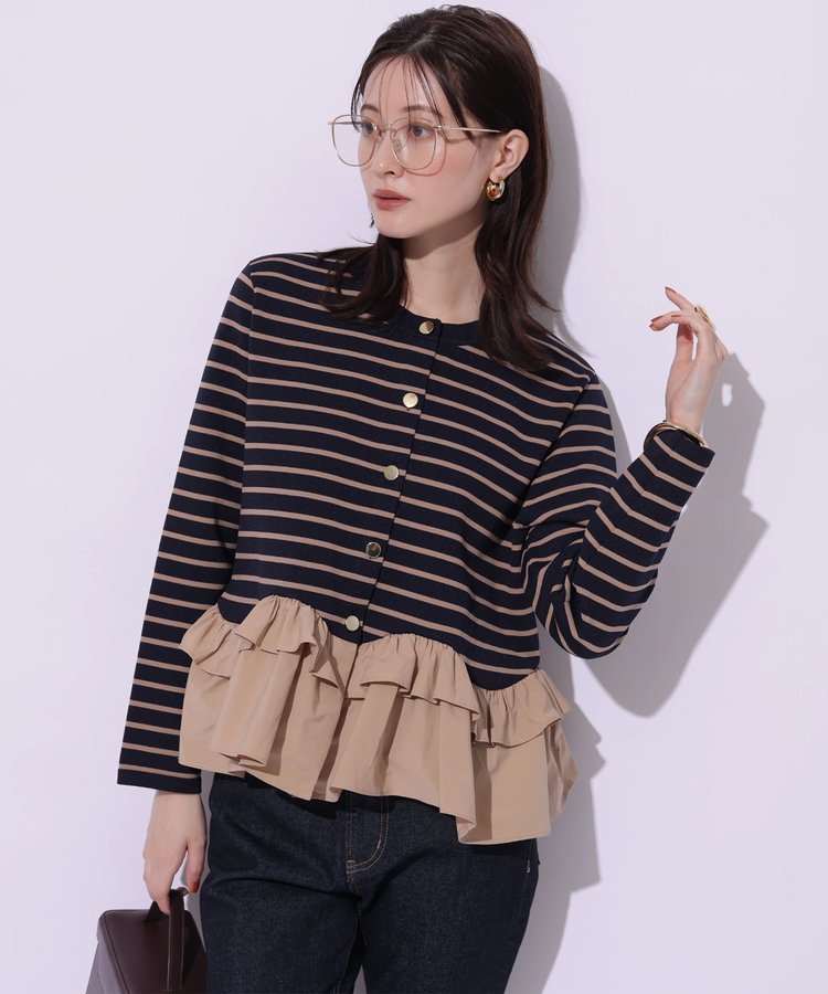 店舗限定》長袖ペプラムカーデ | カーデ | JUSGLITTY（ジャス