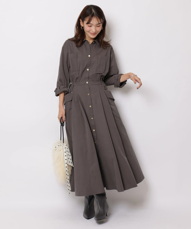 新品 タグ付き ジャスグリッティー ワンピース ワークシャツワンピース | ワンピース | JUSGLITTY（ジャス