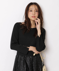 JUSGLITTY(ジャスグリッティー) |ドットティアードドッキングワンピース