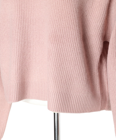 JUSGLITTY(ジャスグリッティー) |レーススカラネックプルオーバー