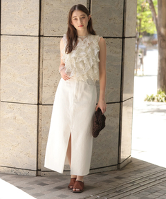 Rirandture(リランドチュール) |スリットデニムスカート